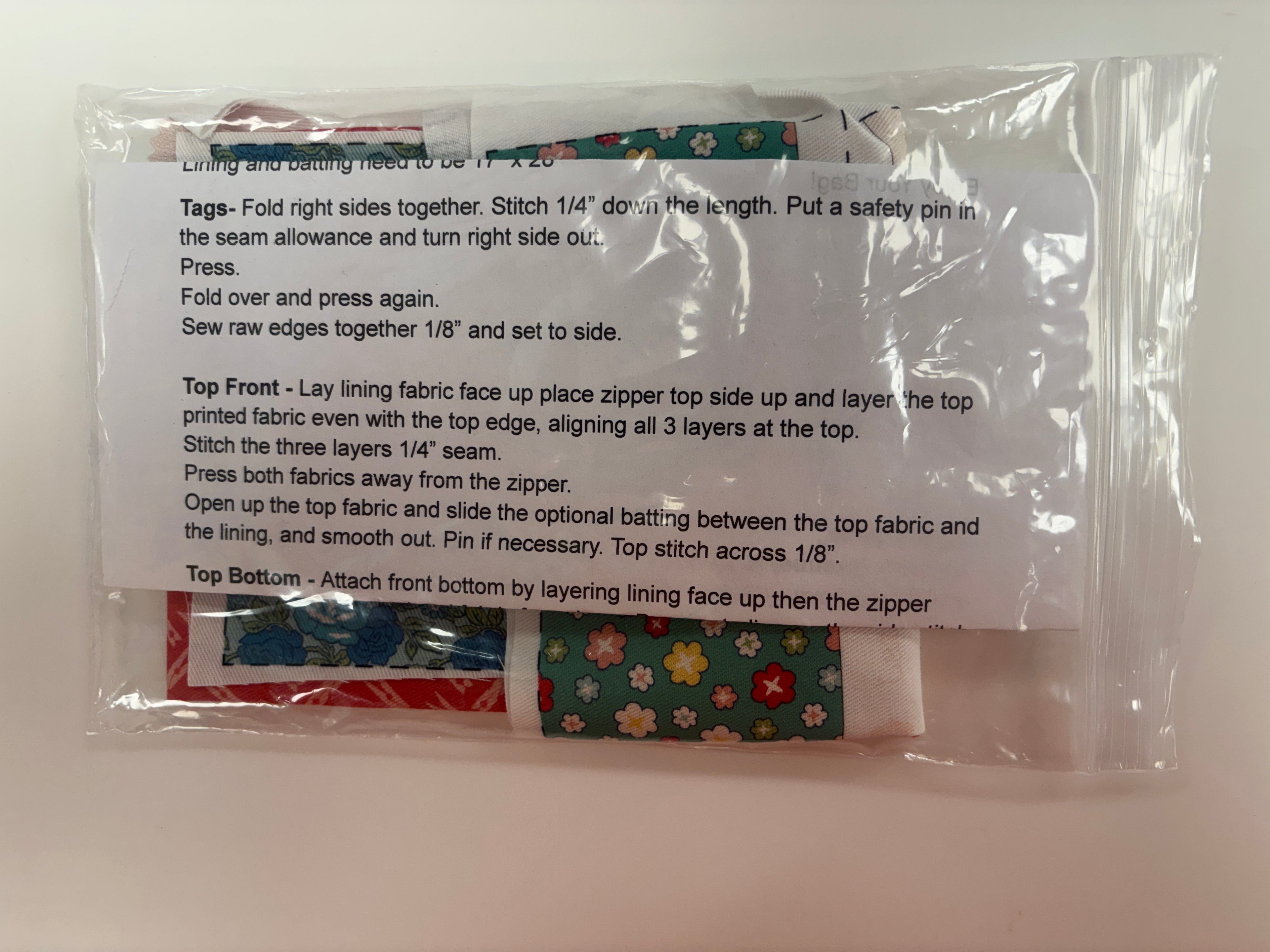 Lori Holt Zippy Bag Kit – Small