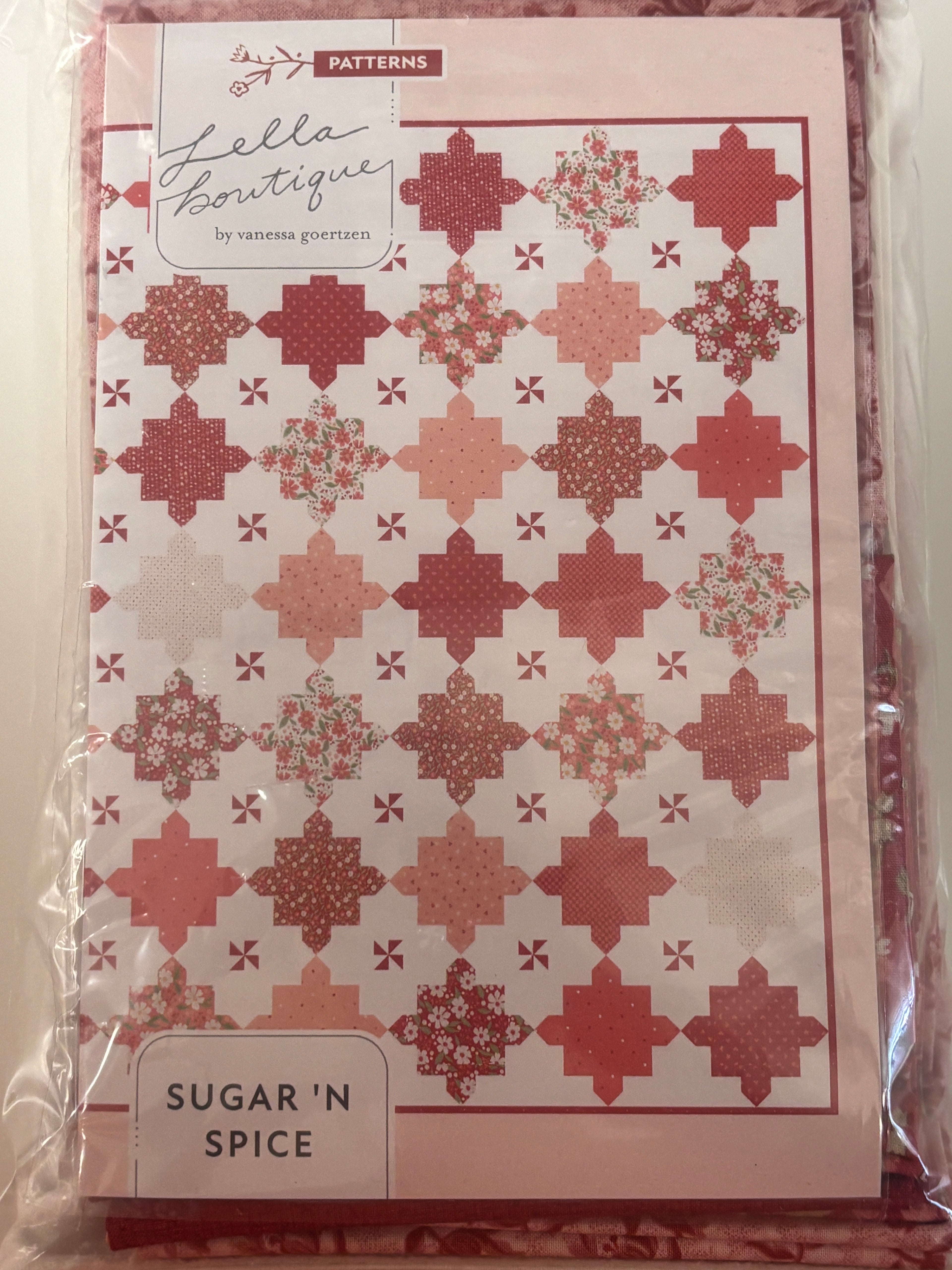 Sugar and Spice Laundry Basket Quilt Kit