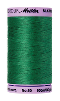 Mettler Silk-Finish Cotton Thread 50wt 500M – Kelley Green
