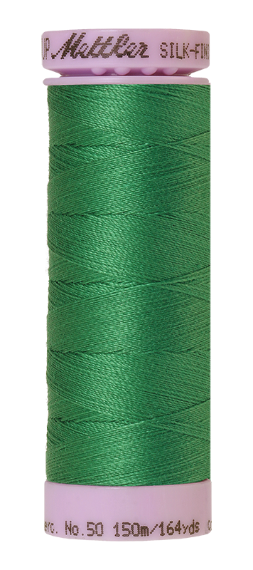 Mettler Silk-Finish Cotton Thread 50wt 150M – Kelley Green