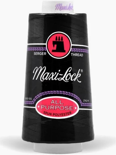 Maxi-Lock Serger Thread 50wt 3000 yds – Black