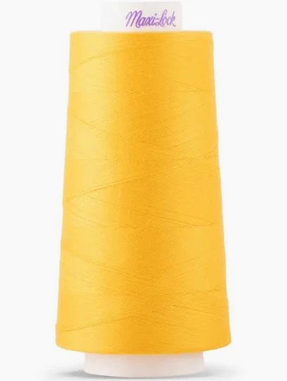 Maxi-Lock Serger Thread 50wt 3000 yds – Gold