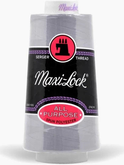 Maxi-Lock Serger Thread 50wt 3000 yds – Light Grey