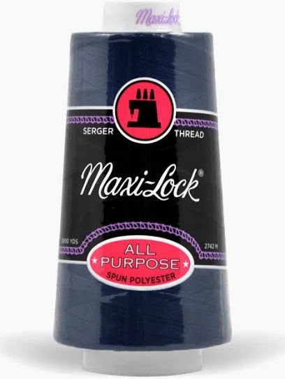 Maxi-Lock Serger Thread 50wt 3000 yds – Navy