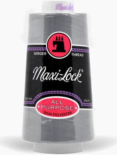 Maxi-Lock Serger Thread 50wt 3000 yds – Steel