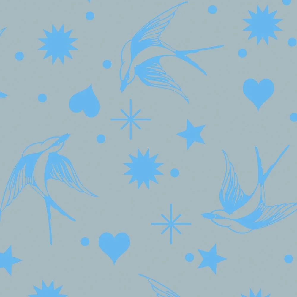 Tula Pink Neon True Colors Fairy Flakes - Aura 1/2 yd