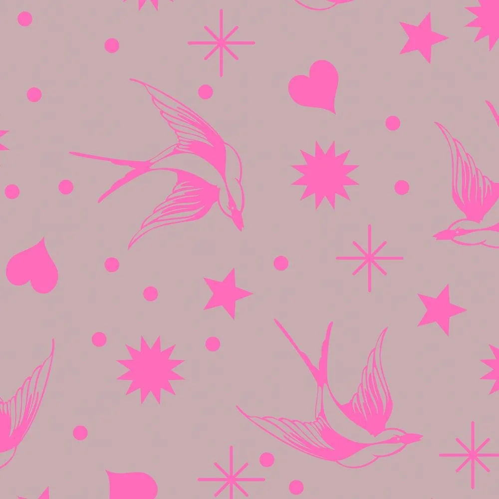 Tula Pink Neon True Colors Fairy Flakes - Cosmic 1/2 yd
