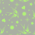 Tula Pink Neon True Colors Fairy Flakes - Karma 1/2 yd