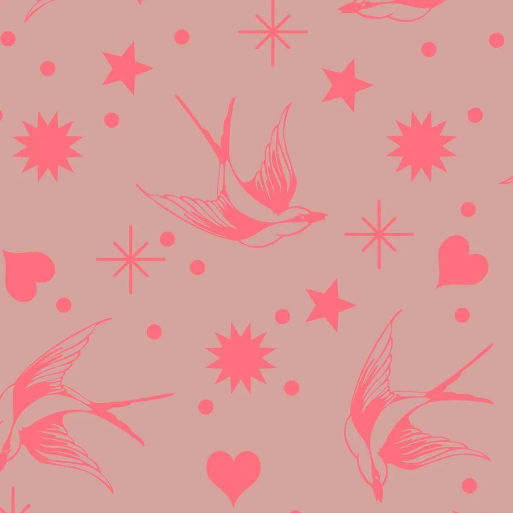 Tula Pink Neon True Colors Fairy Flakes - Nova 1/2 yd