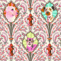 Tula Pink Besties Puppy Dog Eyes - Blossom 1/2 yd