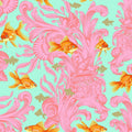 Tula Pink Besties Treading Water - Blossom 1/2 yd