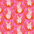 Tula Pink Besties Hop To It - Poppy 1/2 yd