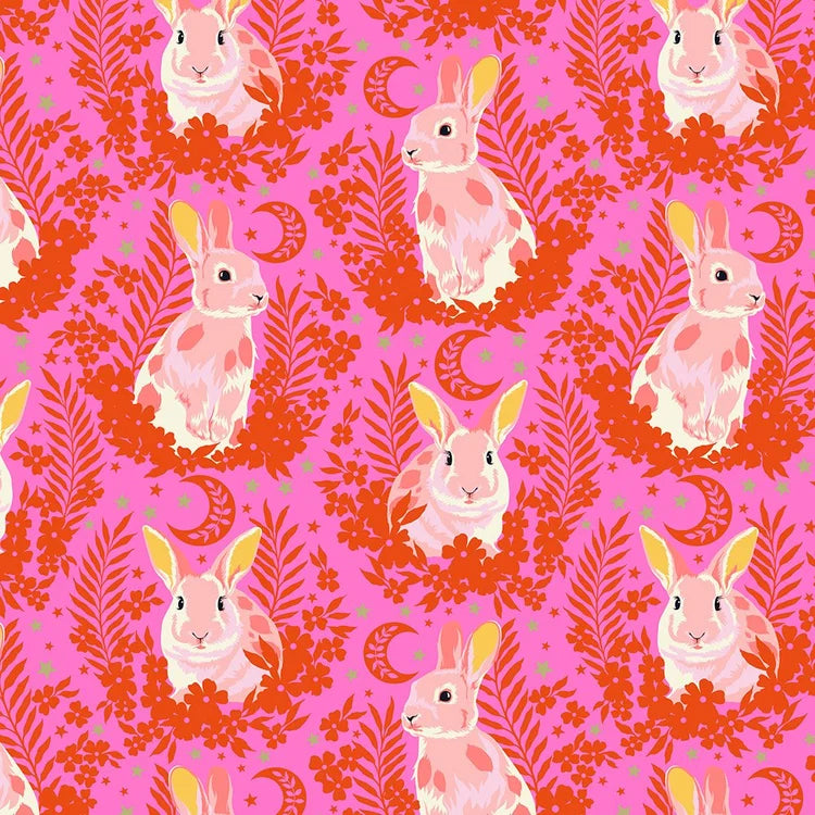 Tula Pink Besties Hop To It - Poppy 1/2 yd