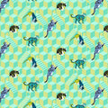 Tula Pink Besties Sitting Pretty - Meadow 1/2 yd