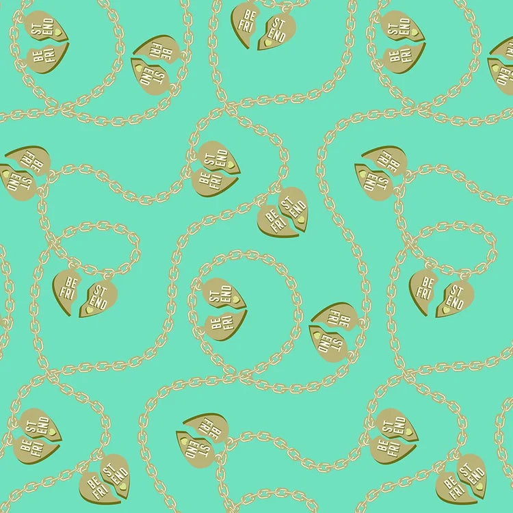 Tula Pink Besties Lil Charmer - Meadow 1/2 yd
