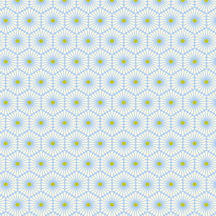 Tula Pink Besties Daisy Chain - Bluebell 1/2 yd