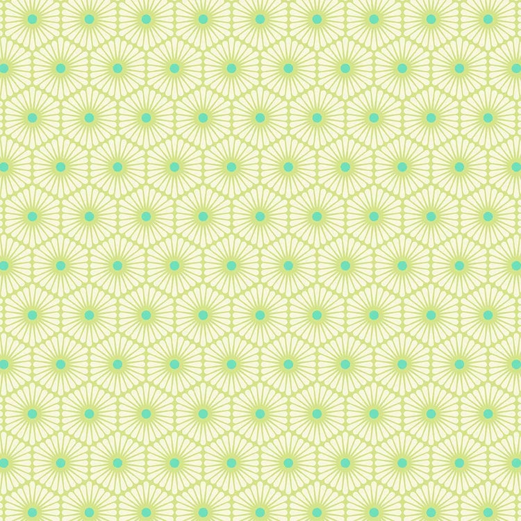 Tula Pink Besties Daisy Chain - Clover 1/2 yd