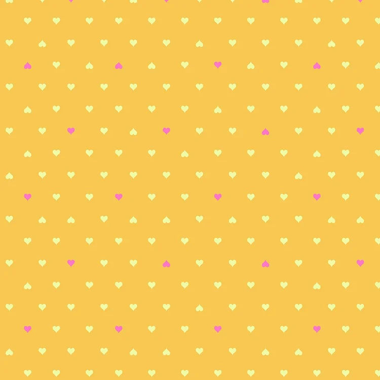 Tula Pink Besties Unconditional Love - Buttercup 1/2 yd
