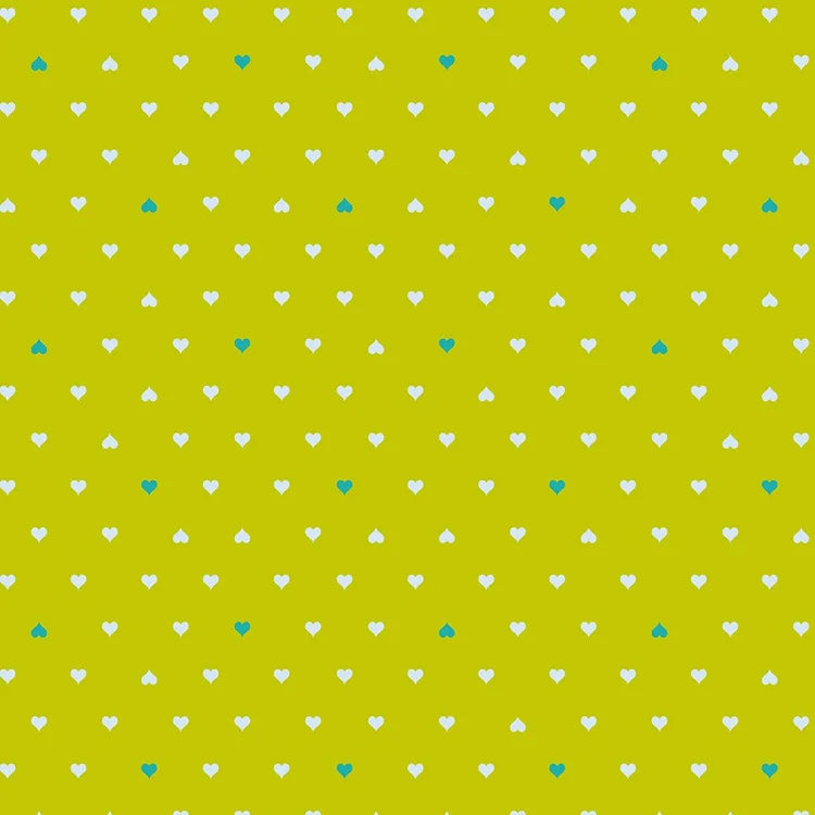 Tula Pink Besties Unconditional Love - Clover 1/2 yd