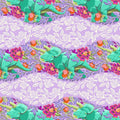 Tula Pink ROAR! Trifecta - Mist 1/2 yd