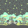 Tula Pink ROAR! Meteor Shower - Mint 1/2 yd
