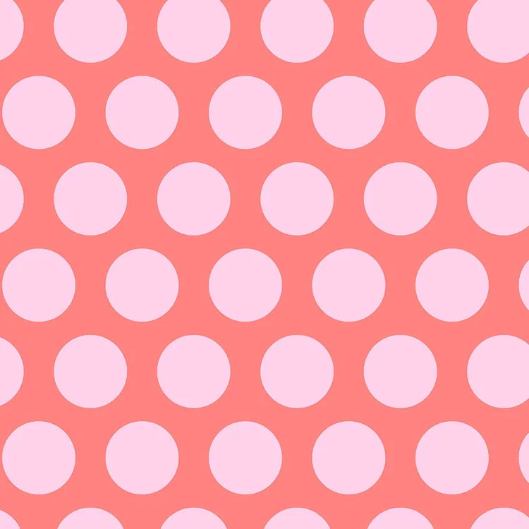 Tula Pink ROAR! Dinosaur Eggs - Blush 1/2 yd