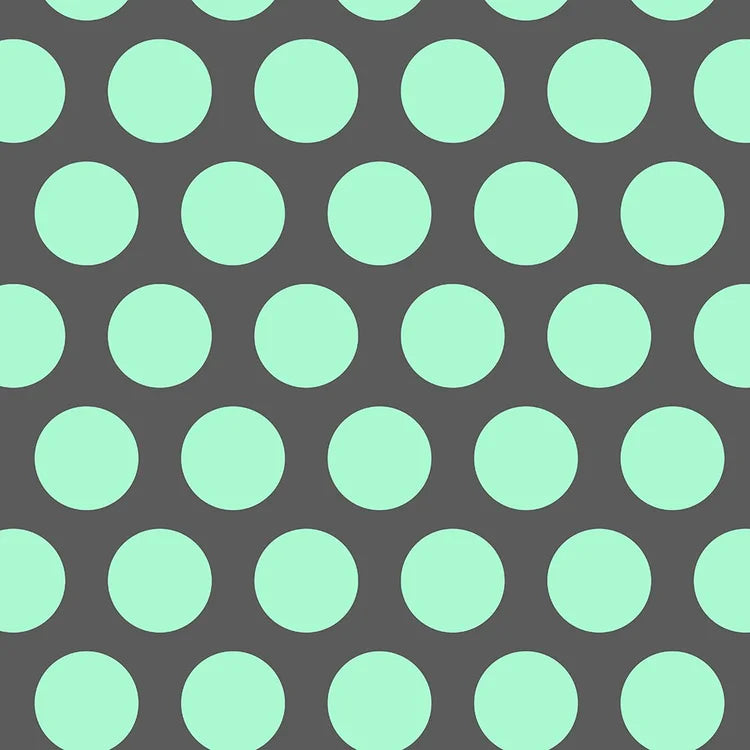 Tula Pink ROAR! Dinosaur Eggs - Storm 1/2 yd