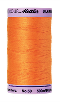 Mettler Silk-Finish Cotton Thread 50wt 500M – Pumpkin