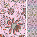 Tula Pink ROAR! Super Wild Vine - Blush 1/2 yd