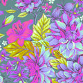Tula Pink Untamed Hello Dahlia Wide - Cosmic 1/2 yd