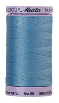 Mettler Silk-Finish Cotton Thread 50wt 500M – Sweet Boy Blue