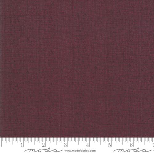 Thatched – Burgundy 1/2 Yard