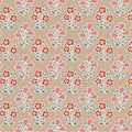 Tilda Jubilee – Farm Flowers Sand 1/2 Yard
