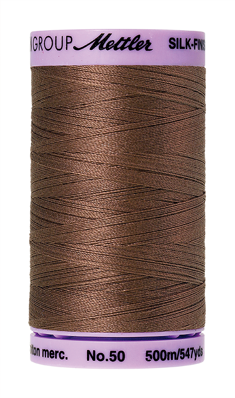 Mettler Silk-Finish Cotton Thread 50wt 500M – Espresso