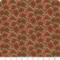 Benartex Touchdown - Footballs Leather/Green 1/2 yd