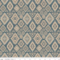 Whispering Pines 1/2 Yard – Geometric Blue
