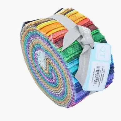 QT Fabrics Interwoven Jelly Roll (42 pcs)