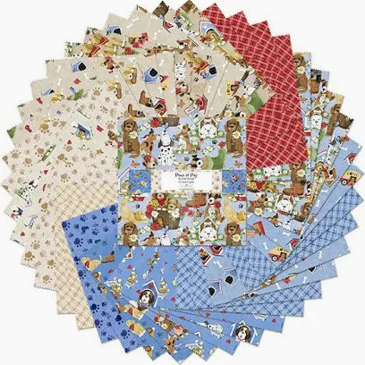 Paws at Play Layer Cake – 10 Karat Crystals by Susan Winget