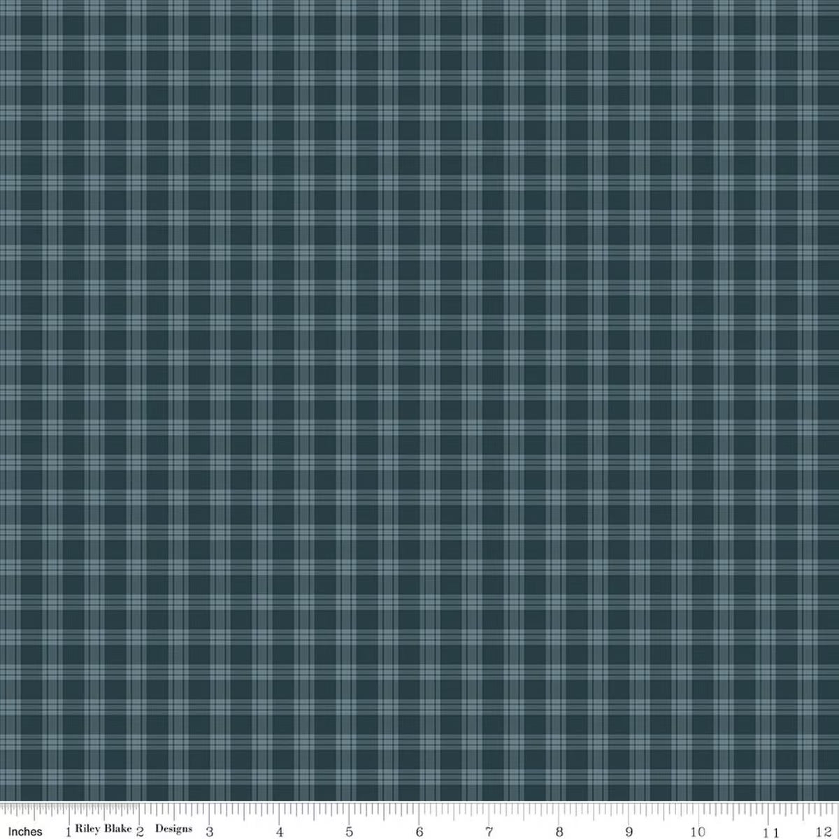 Whispering Pines 1/2 Yard – Plaid Blue