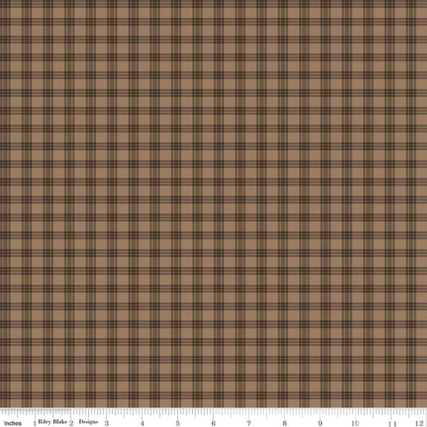 Whispering Pines 1/2 Yard – Plaid Brown
