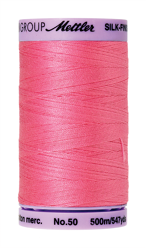 Mettler Silk-Finish Cotton Thread 50wt 500M – Roseate