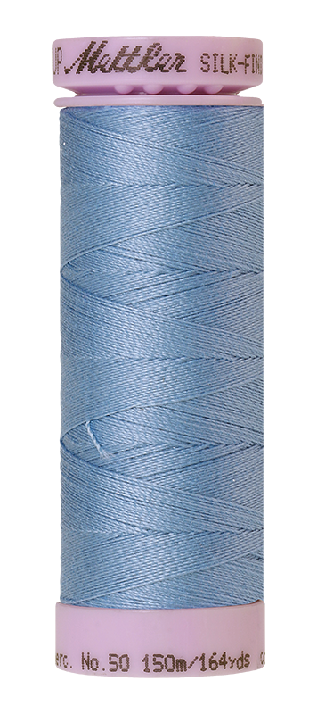Mettler Silk-Finish Cotton Thread 50wt 150M – Sweet Boy Blue